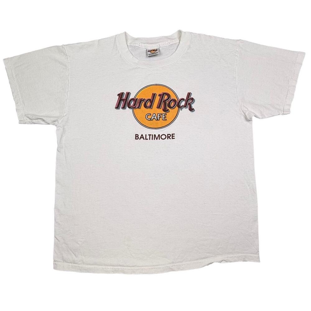 Vintage hard rock cafe shirt baltimore y2k 90s L